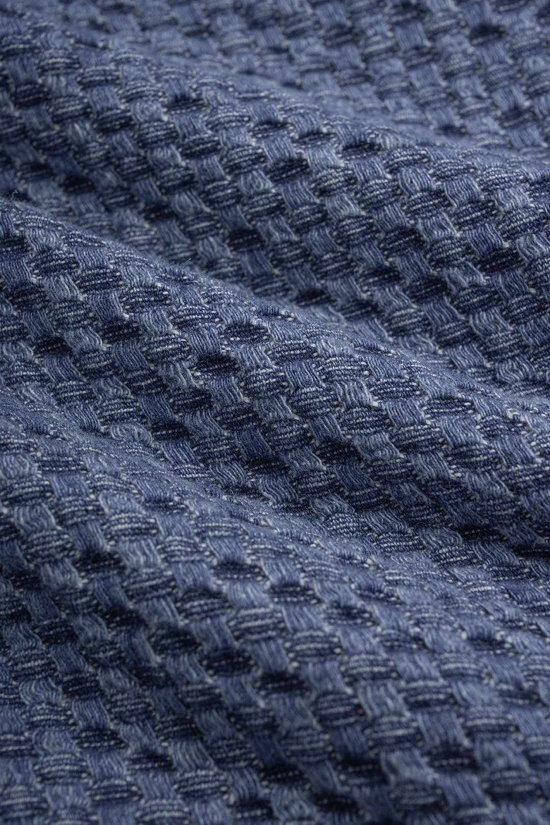 Denim jasje met rafelrand en zakken
