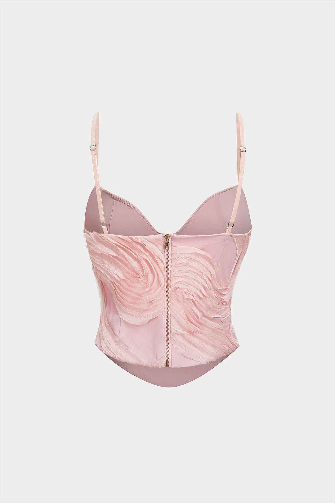 Asymmetrische top met ruches