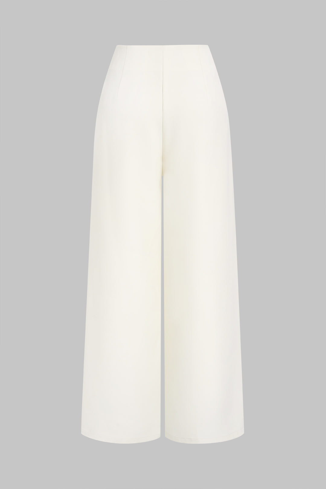 Broek met strik en rechte pijp