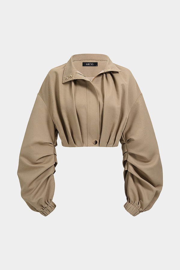 Jasje met revers en ruches