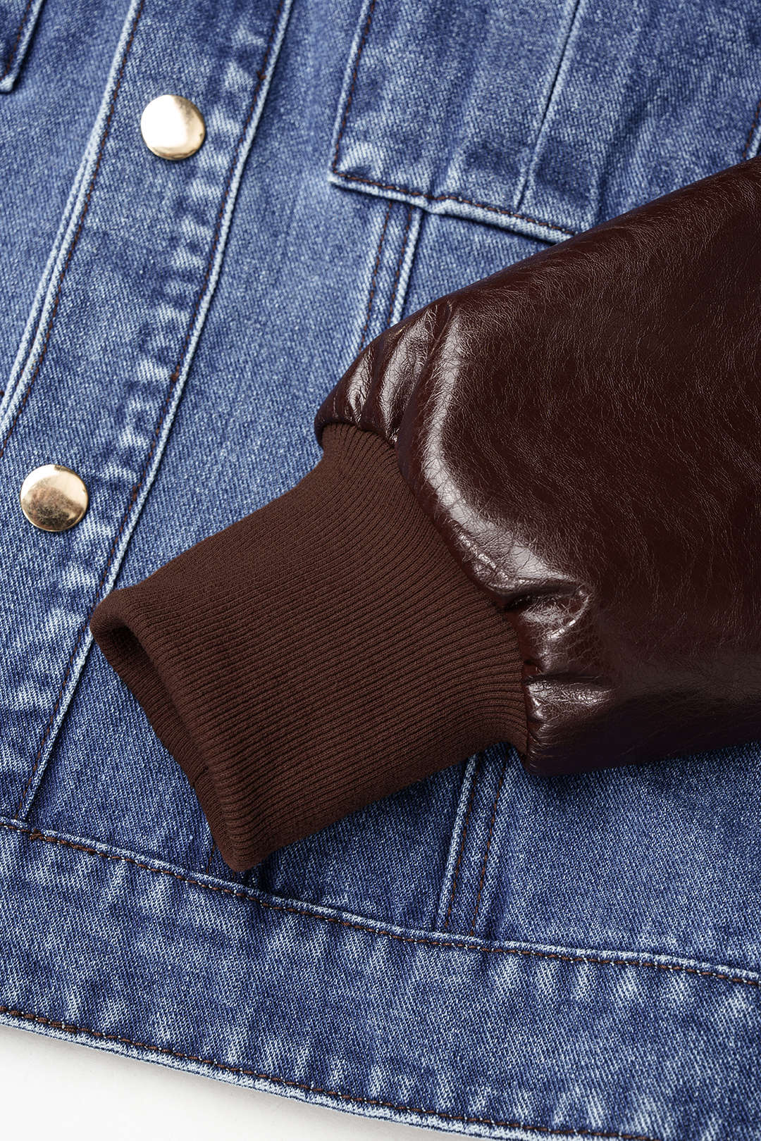 Stella - Denim patchwork jasje