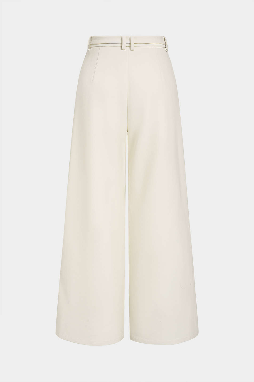 Maren - Metallic broek met wijde pijpen