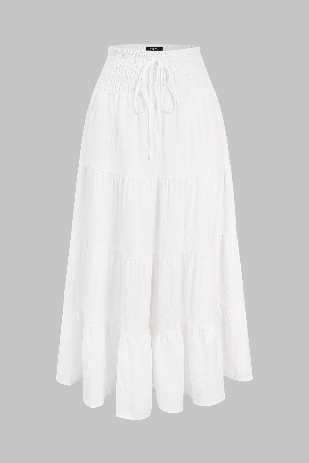 Nora - Rok met ruches en hoge taille