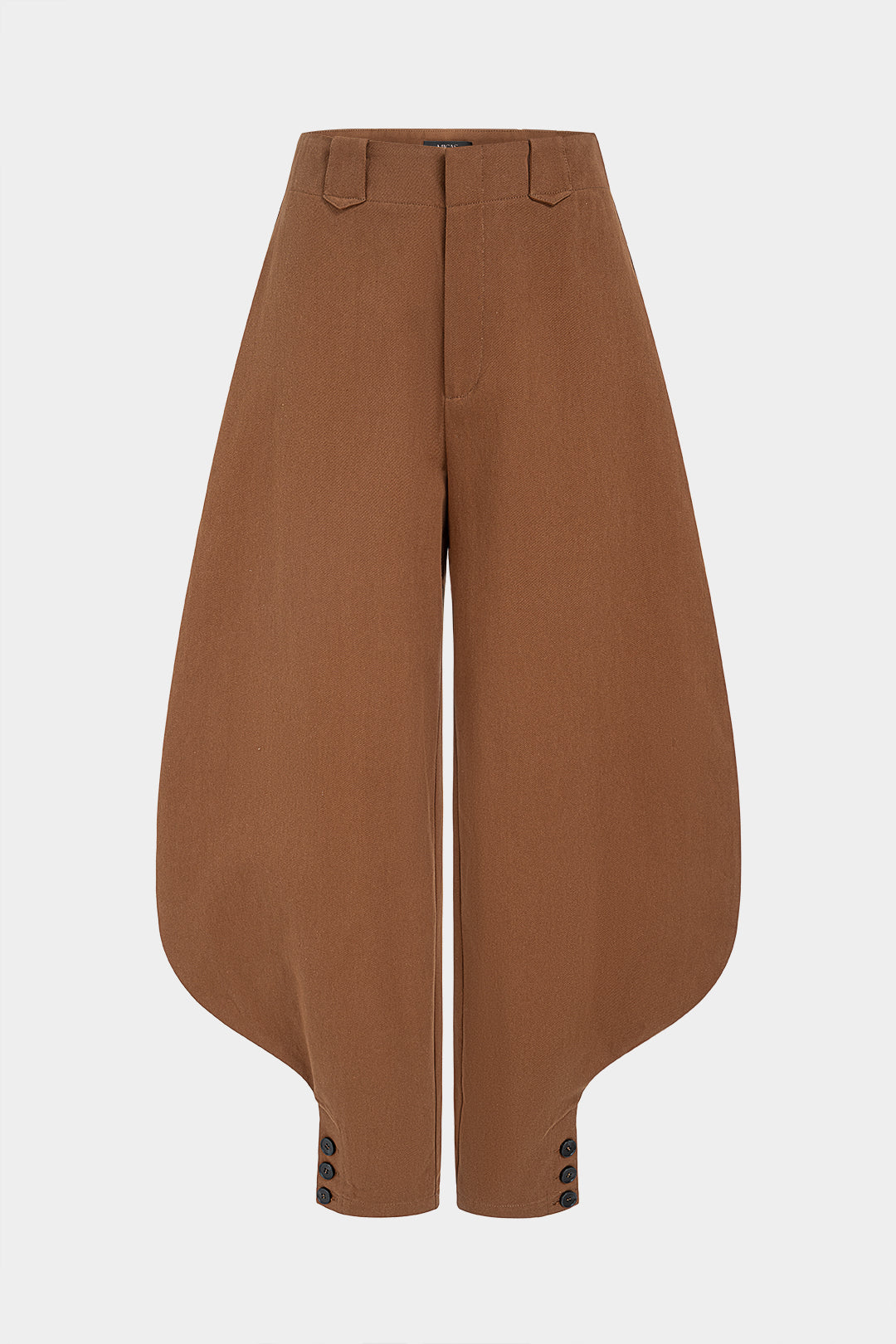 Noor - Effen broek met ballonmodel