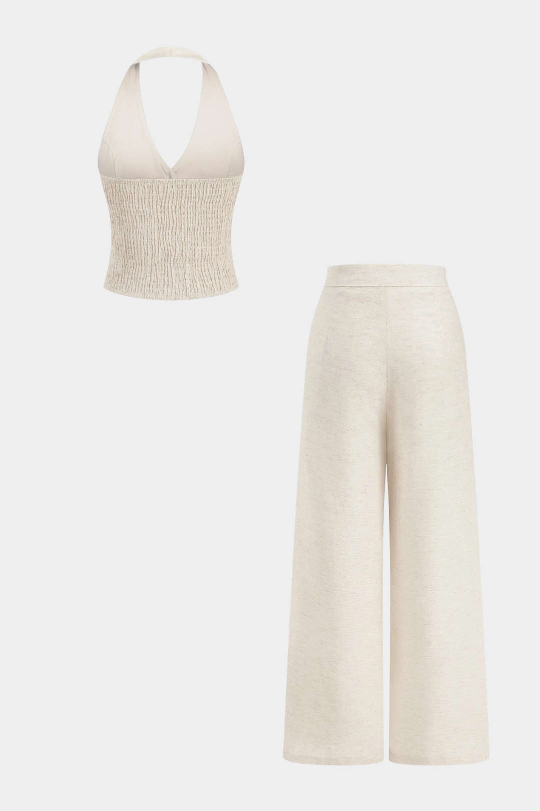 Floor - Linnen set met tanktop en broek