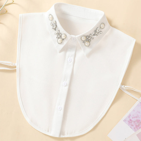 Zyóda detachable diamond and pearl collar