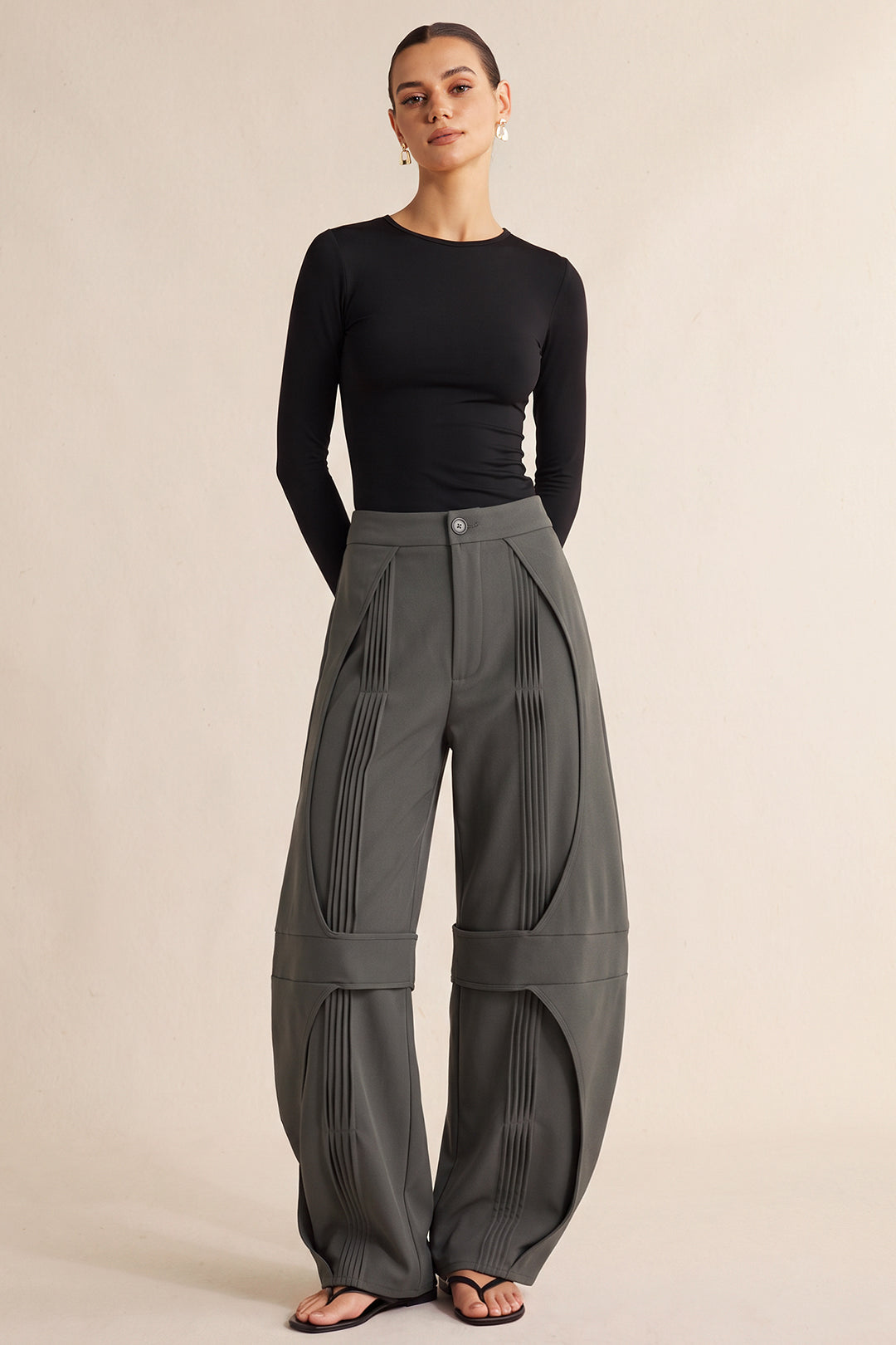 Geplooide broek