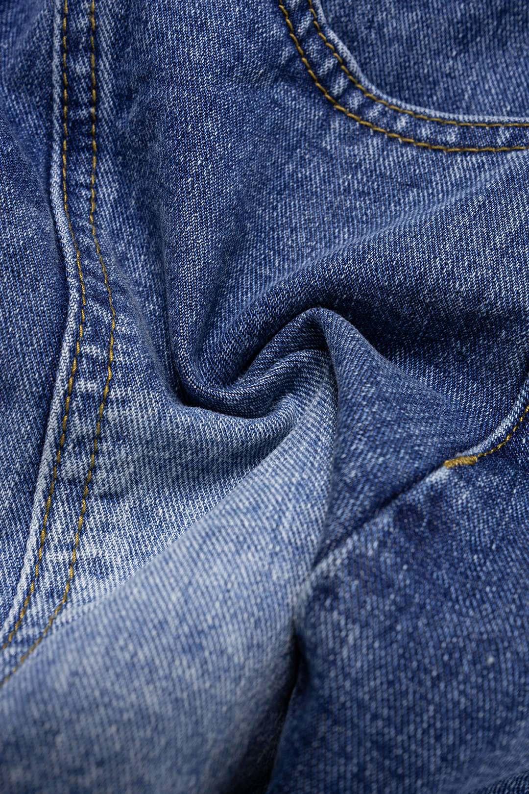 Denim asymmetrische rok met hoge taille