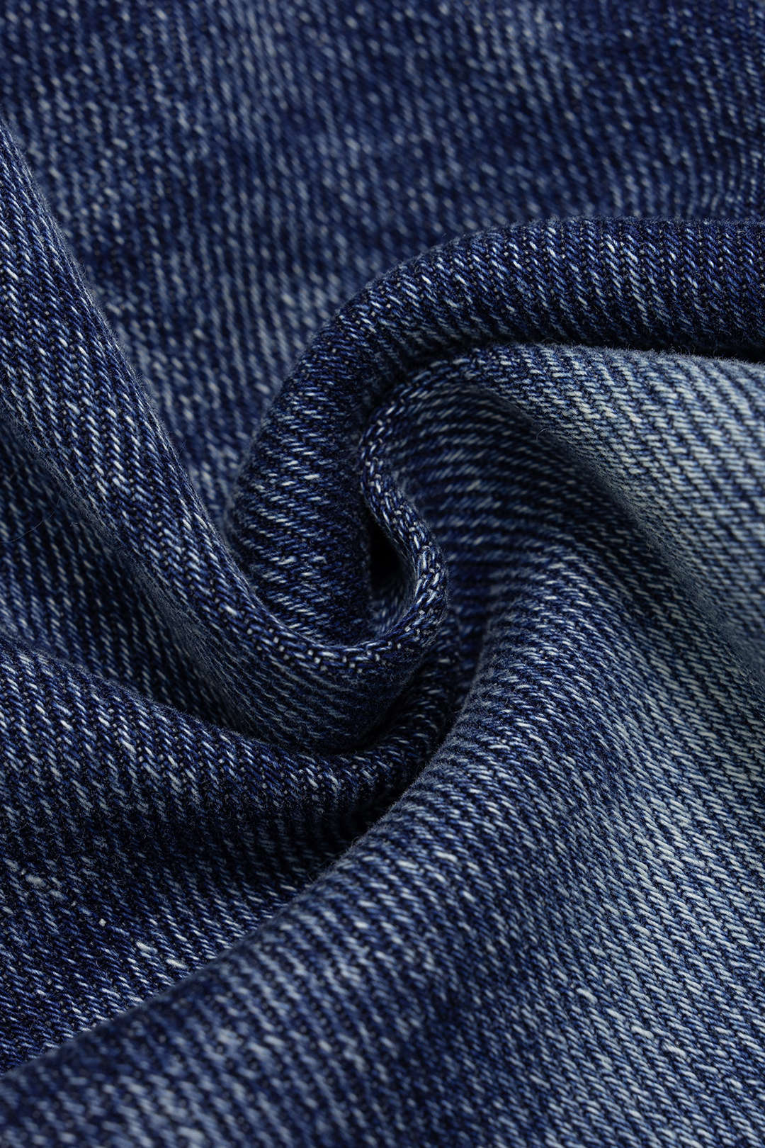 Denim ripped short met wijde pijpen