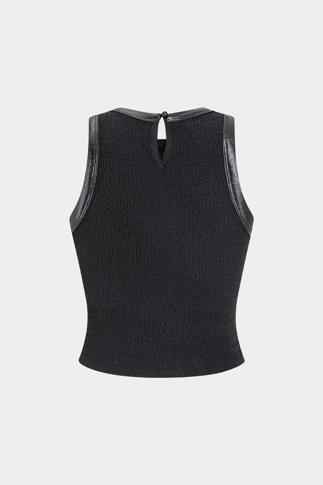 Leren-look tanktop