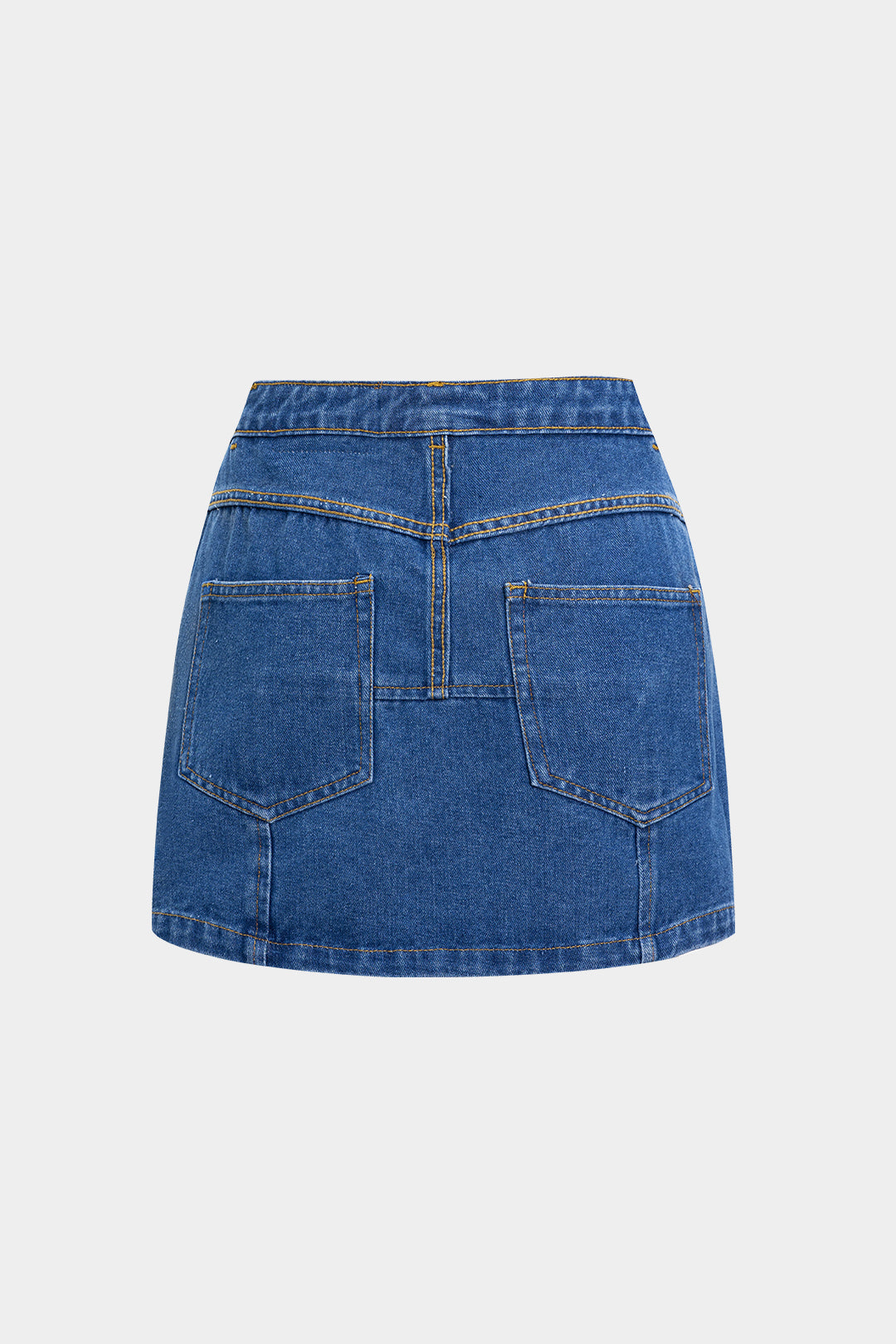 Anouk - Denim minirok met zakken