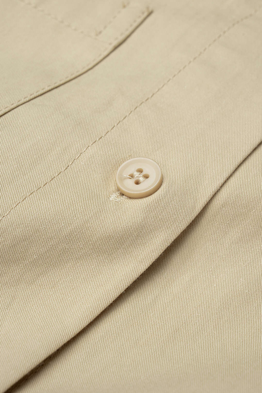 Denim minijurk met revers, knoopjes en lange mouwen