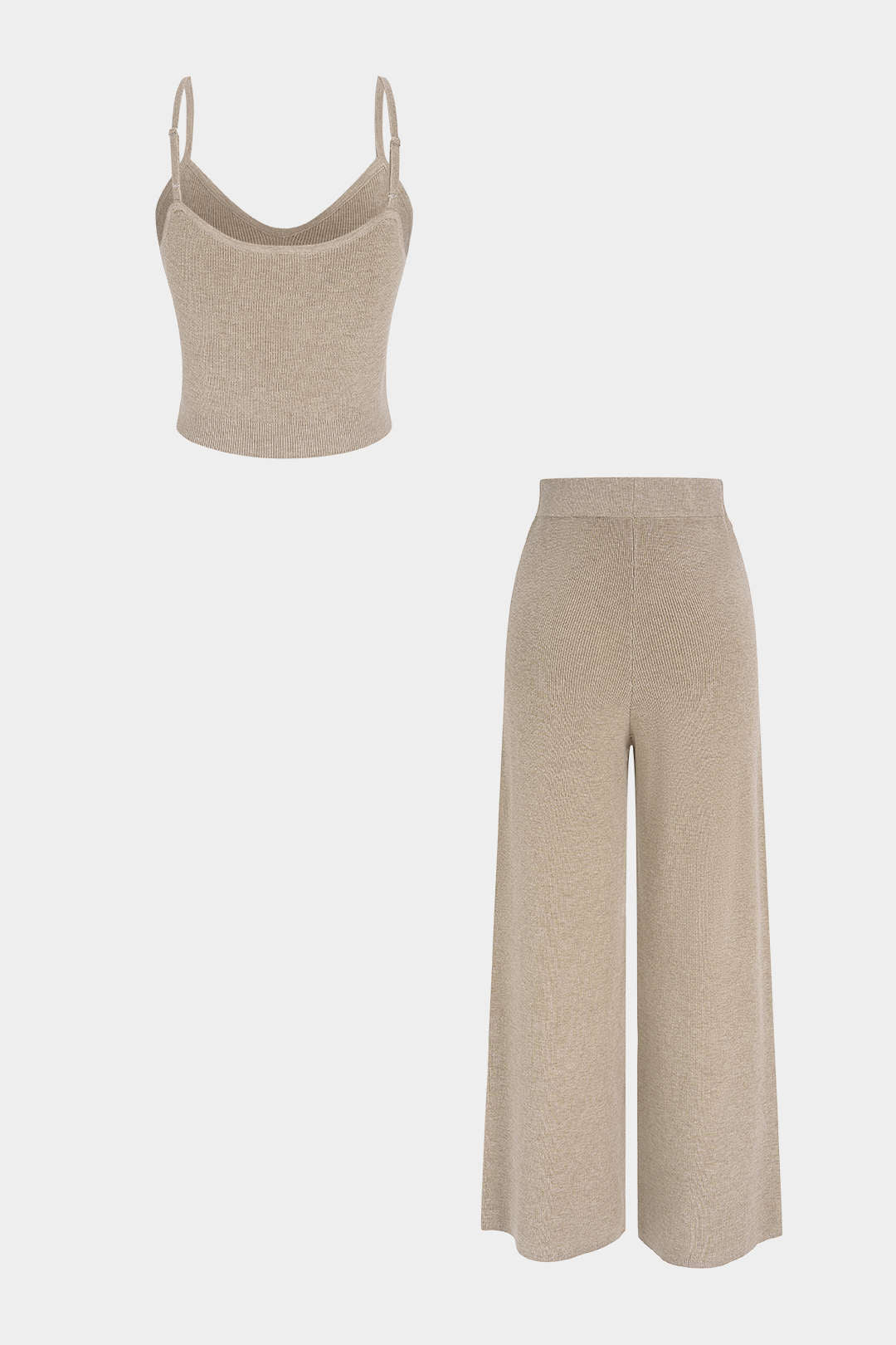 Amira - Gebreide set met top en broek