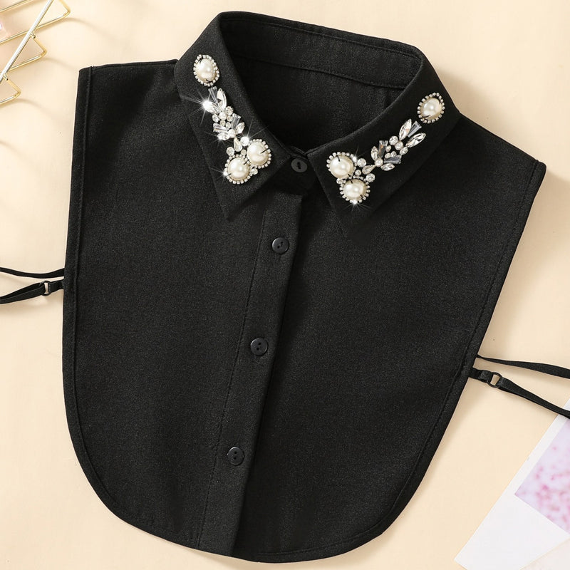 Zyóda detachable diamond and pearl collar