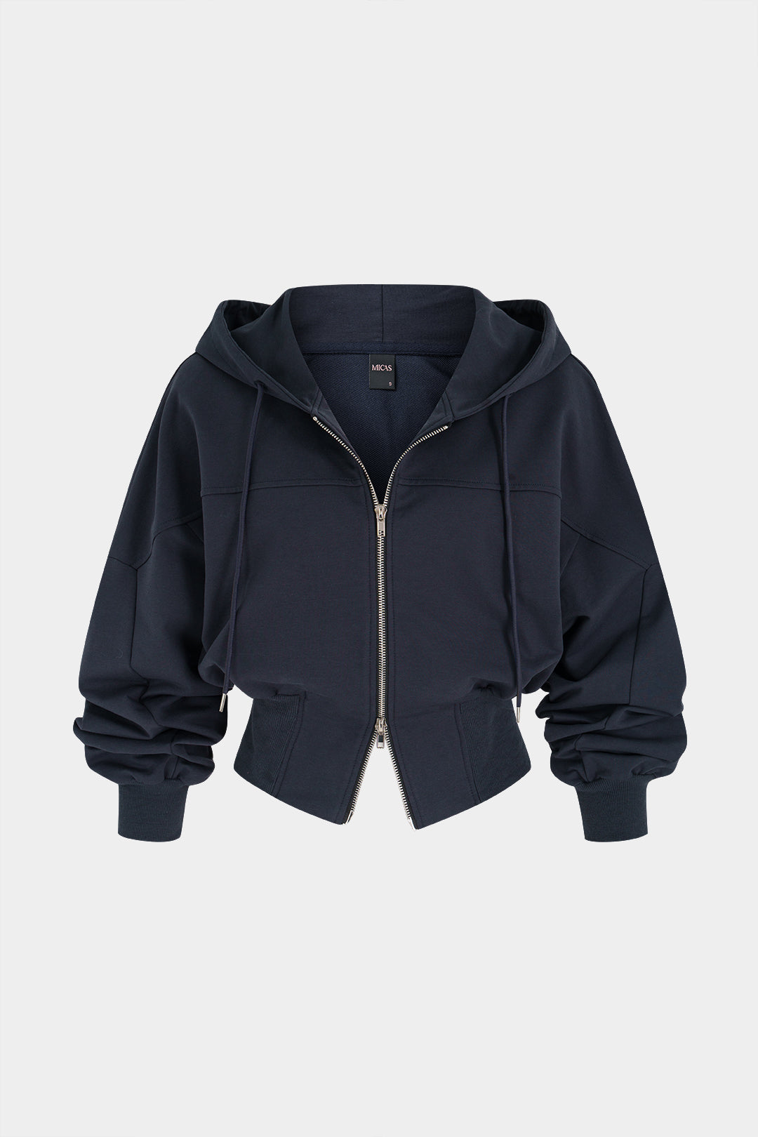 Elise - Hoodie met trekkoord en rits