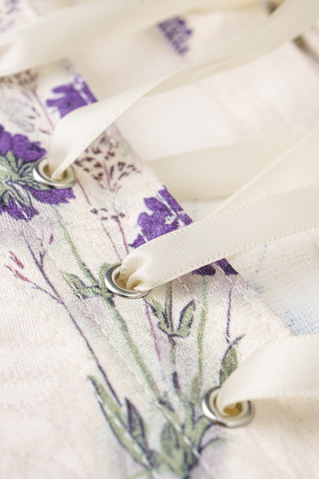 Bloemenprint strapless top met strik
