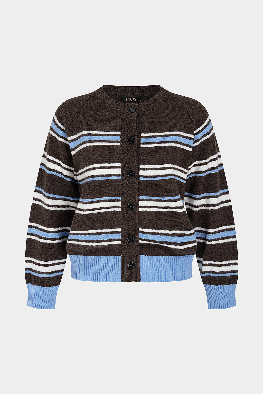 Dana - Gebreid vest met knoopjes