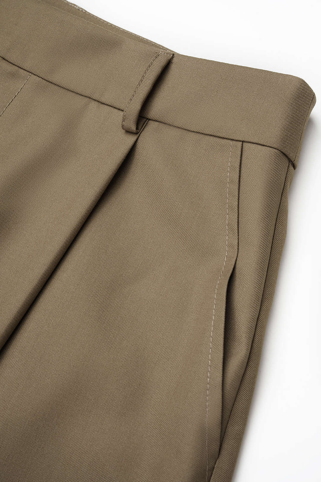 Bella - Effen broek met wijde pijpen