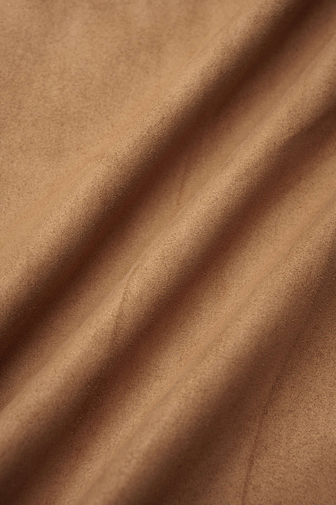 Suède metallic broek met ruches en riem