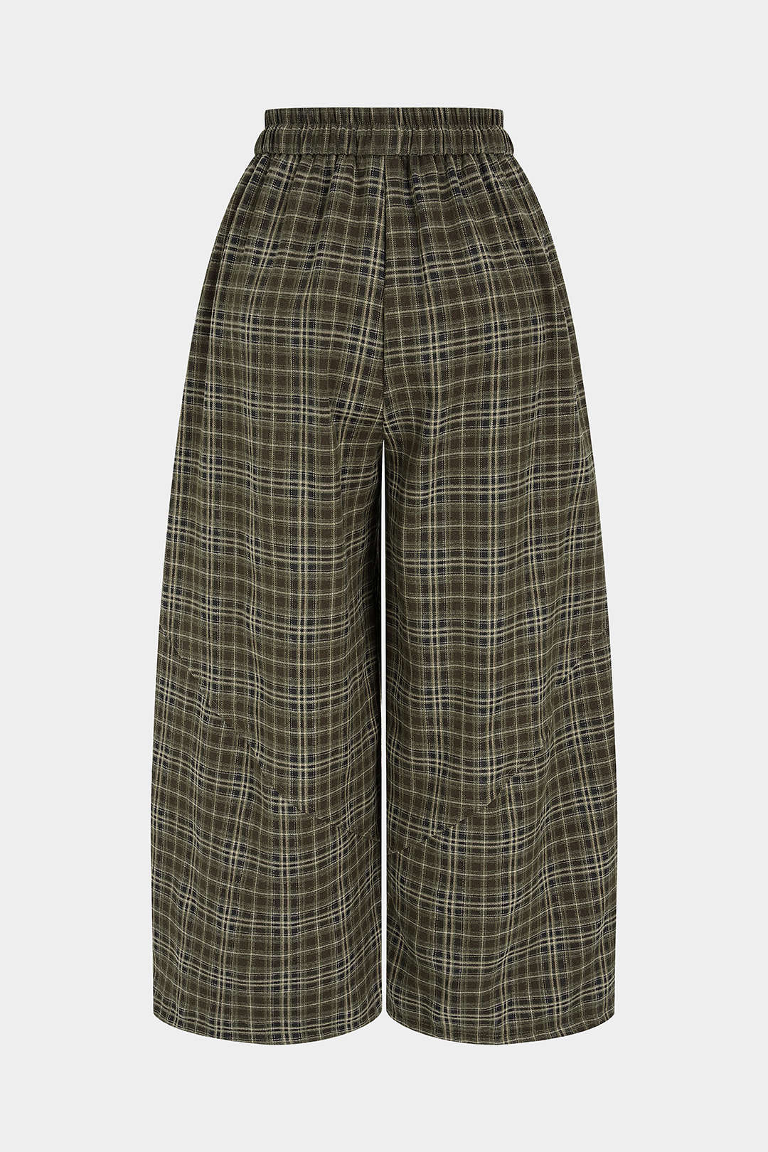 Geruite broek met trekkoord