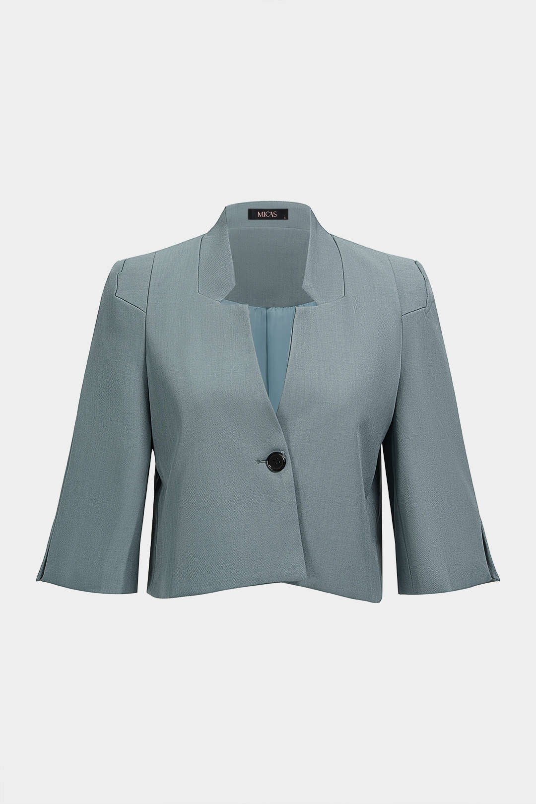 Blazer met knoopjes en reverskraag