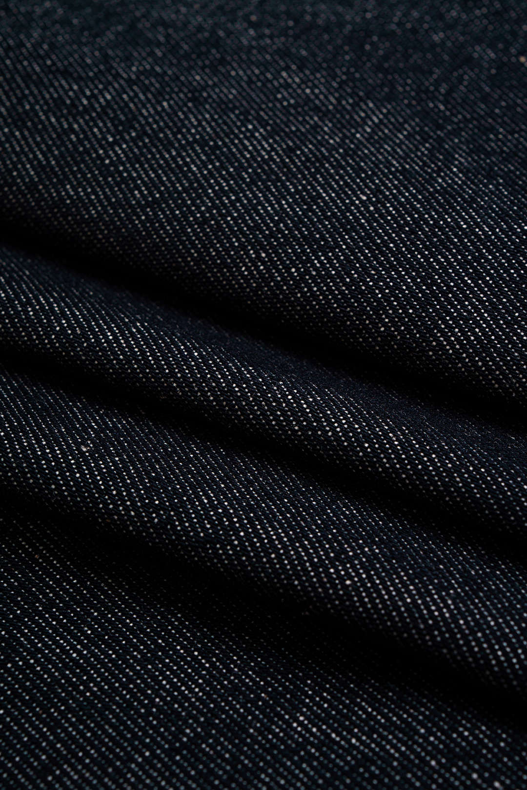 Denim asymmetrisch jasje met gesp