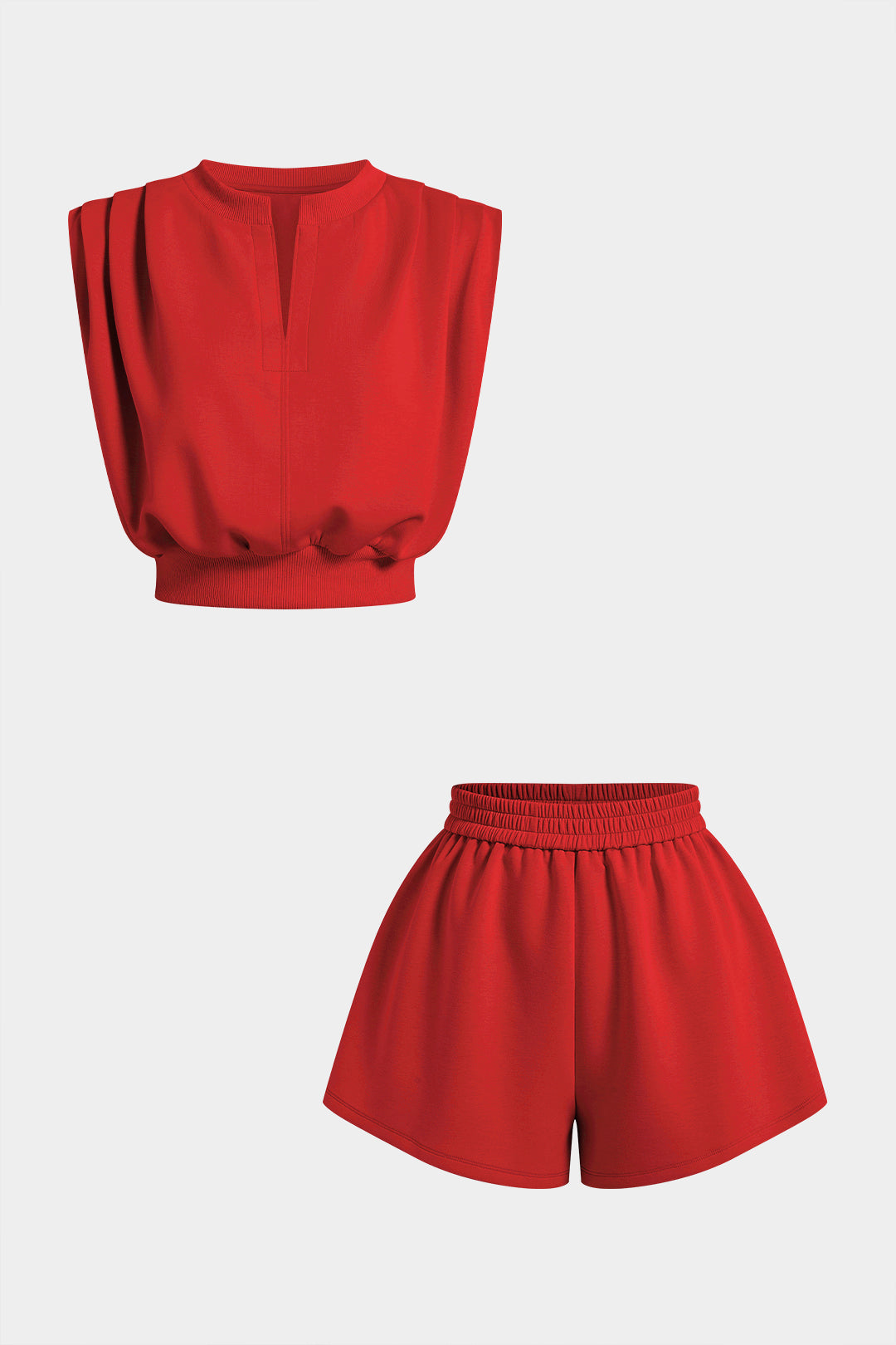 Frida - Effen set met tanktop en short