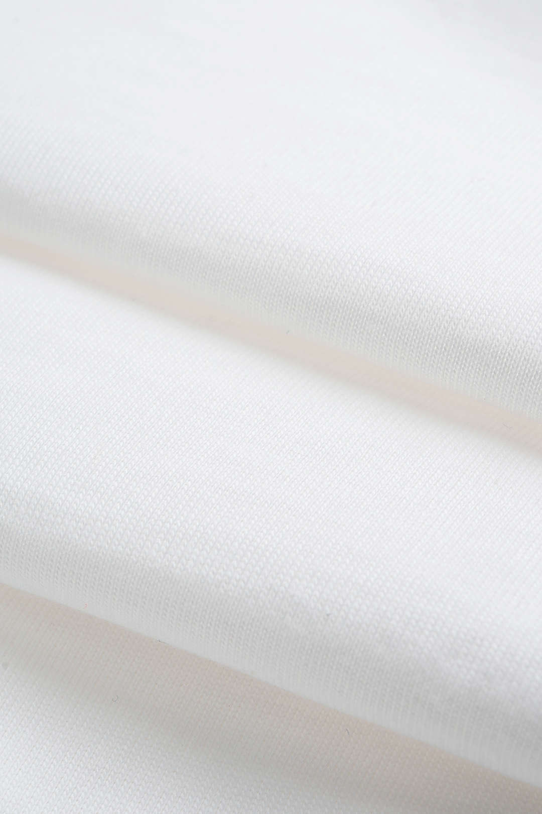 Effen T-shirt met ronde hals en ruches