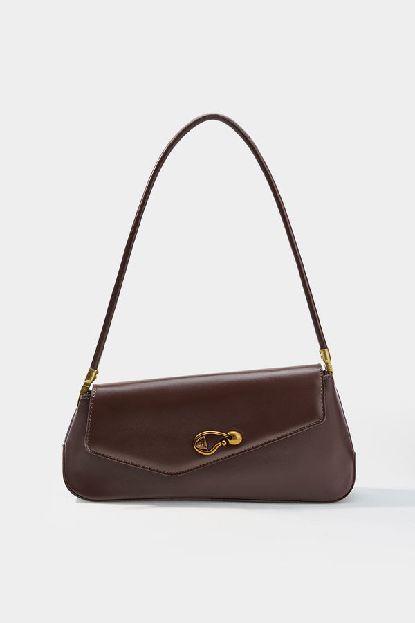 Leren-look asymmetrische tas