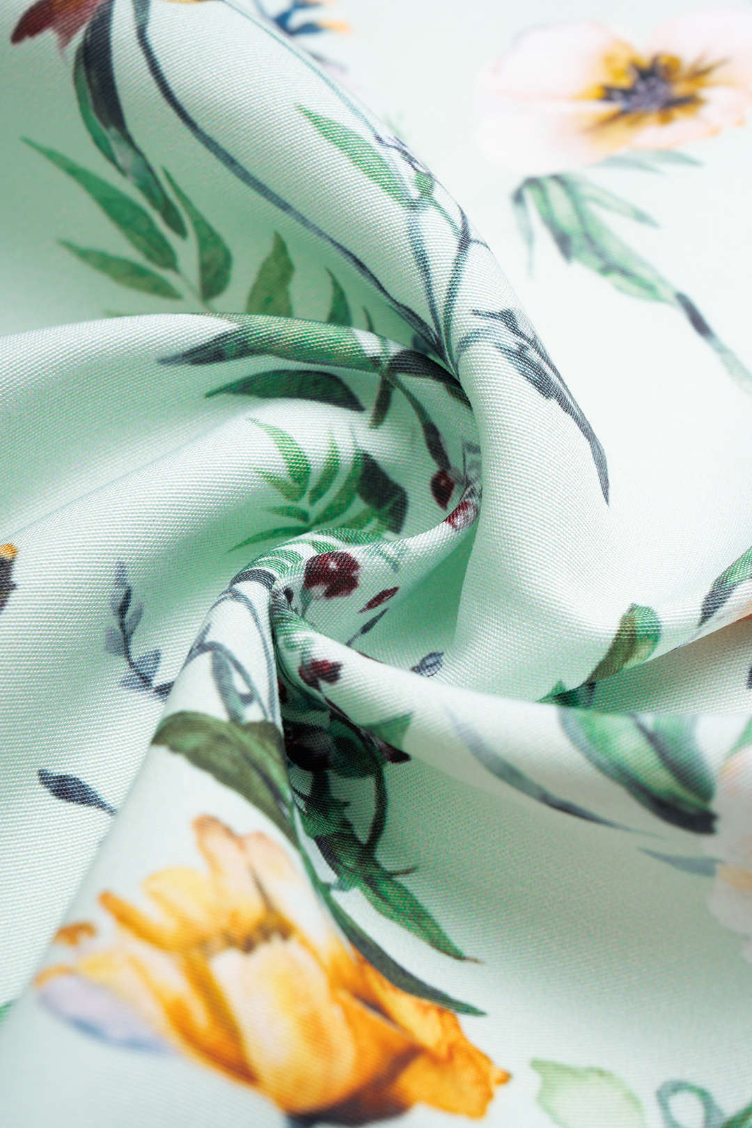 Bloemenprint linnen minirok