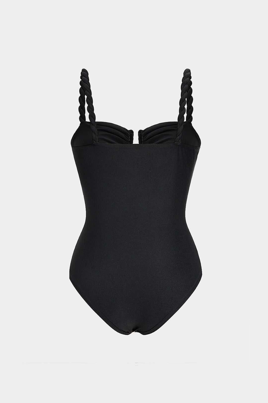 Body met ruches, gedraaid detail en knoopdetail