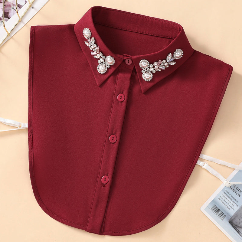 Zyóda detachable diamond and pearl collar
