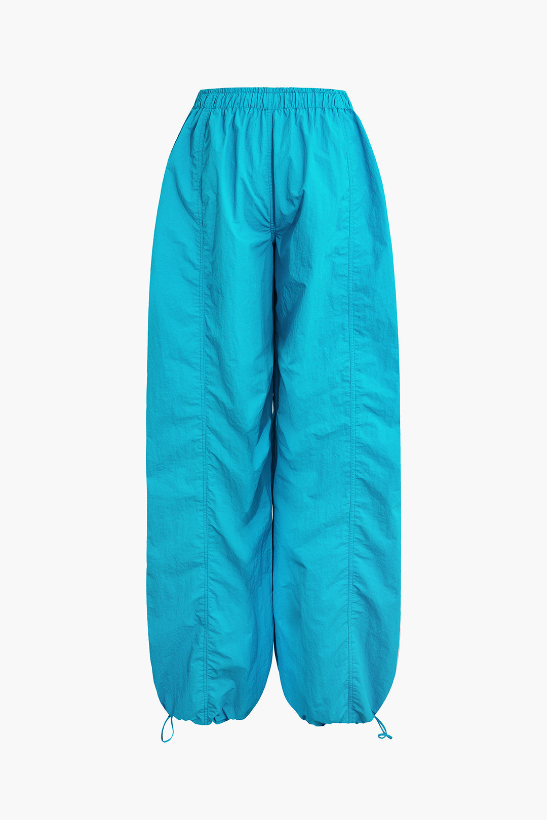 Effen pantalon met trekkoord