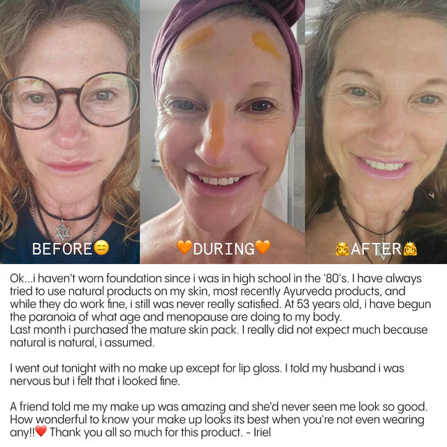 The complete system for the more mature female skin
