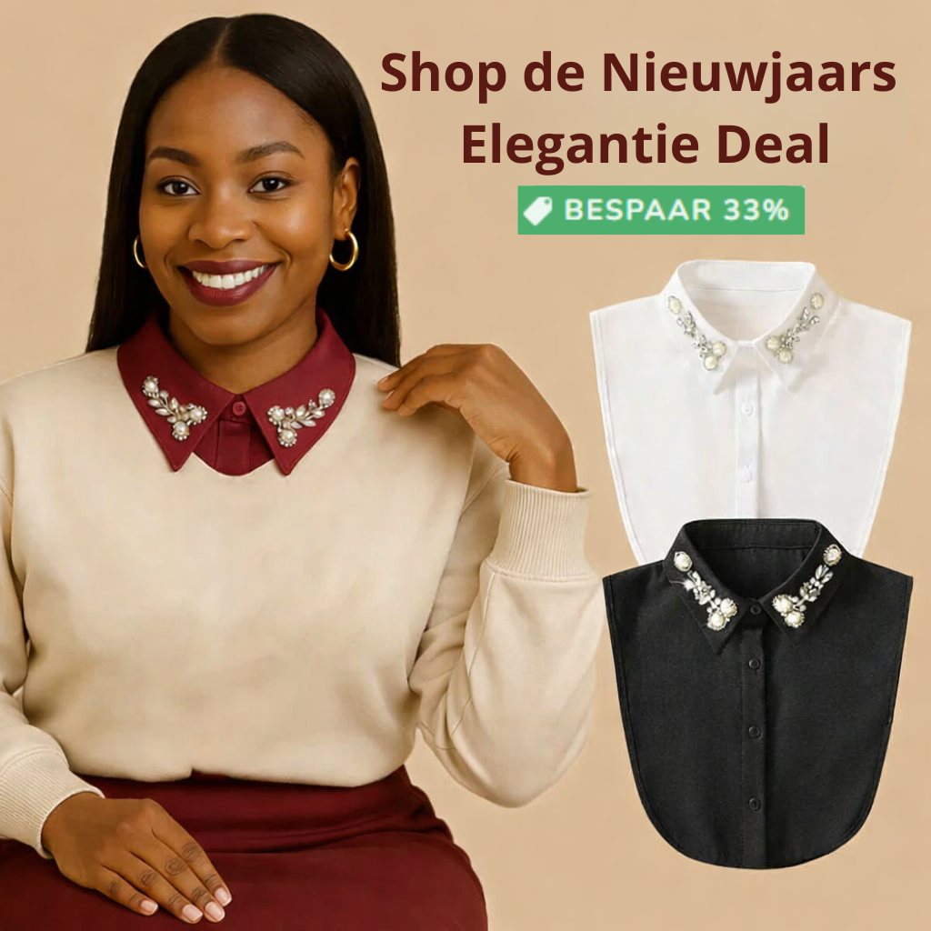 Zyóda detachable diamond and pearl collar