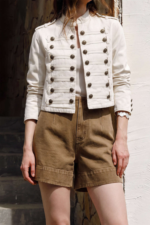 Maud - Denim item met knoopjes
