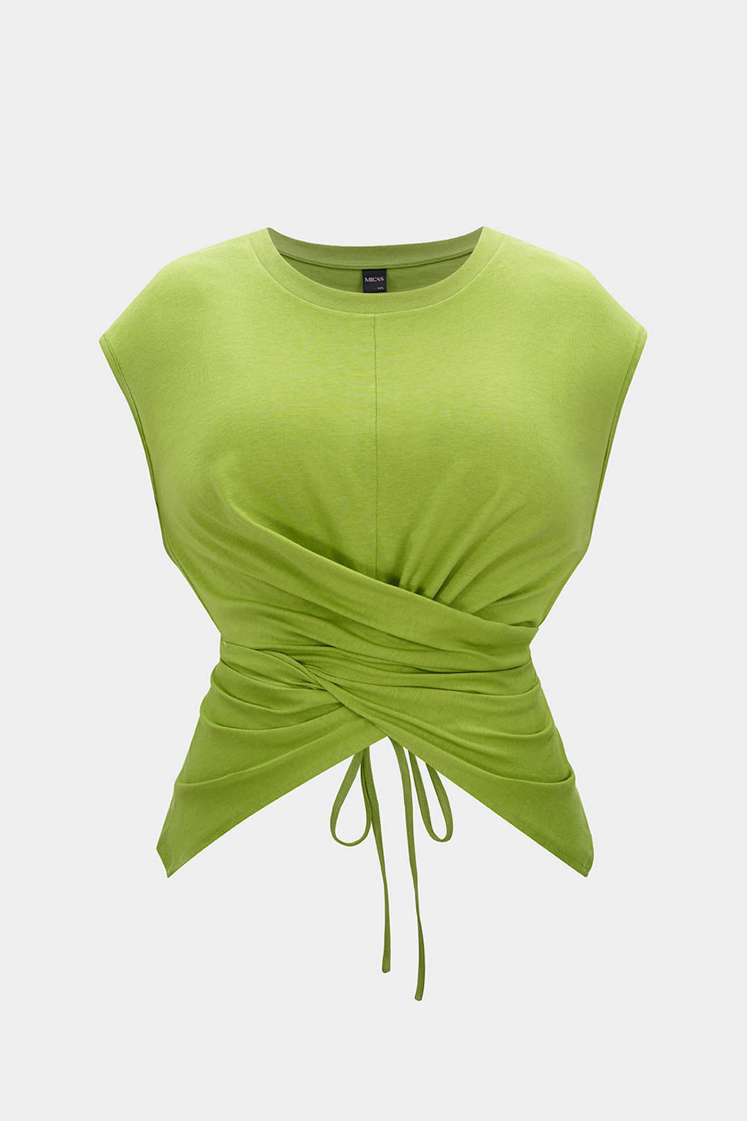 Nora - T-shirt met ronde hals en korte mouwen