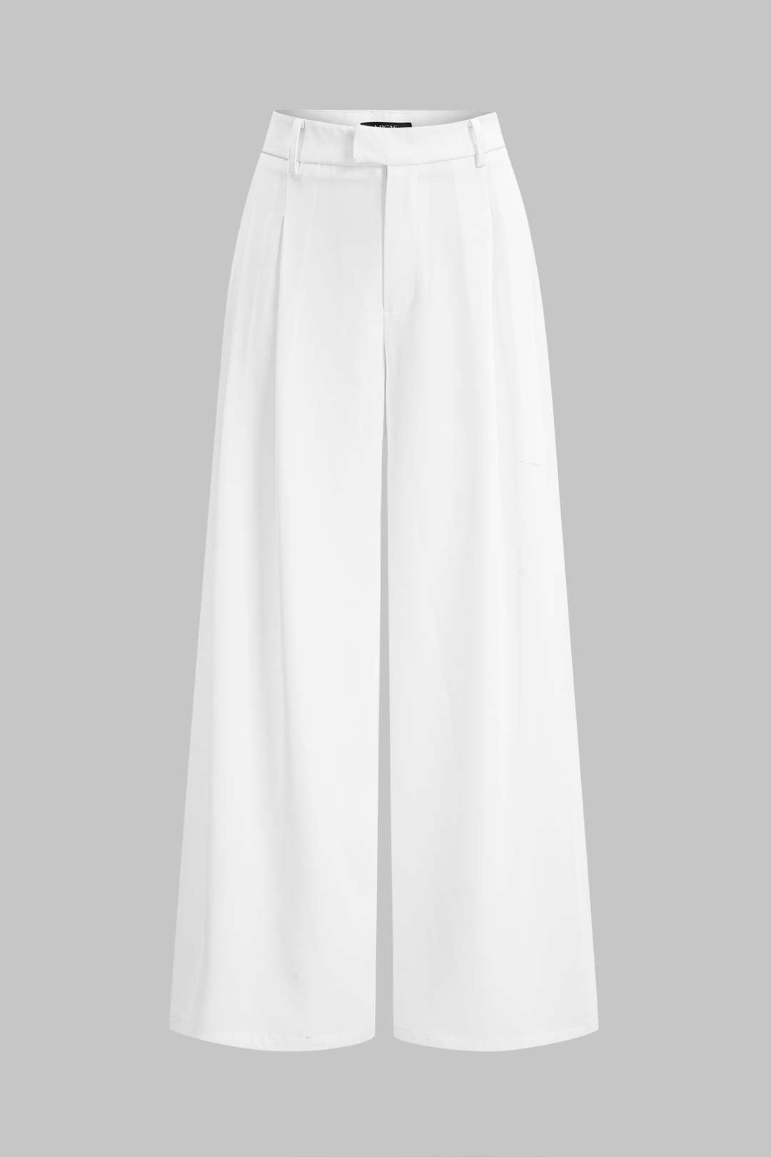 Effen broek met rechte pijp