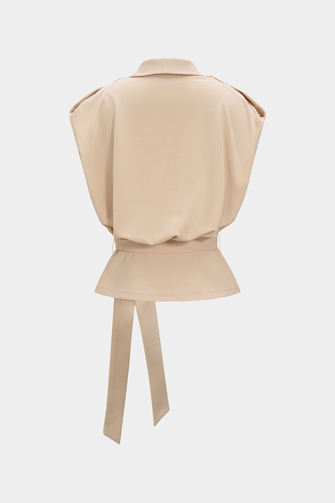 Linnen asymmetrisch gilet