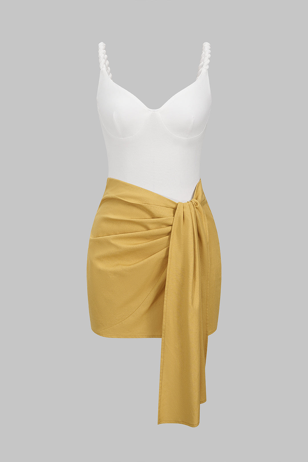 Linnen set met body en rok