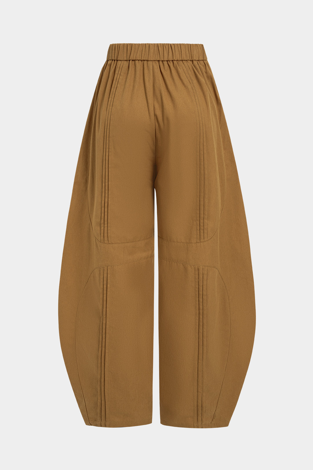 Mila - Geplooide broek met wijde pijpen