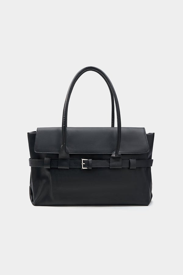 Sara - Leren-look shopper