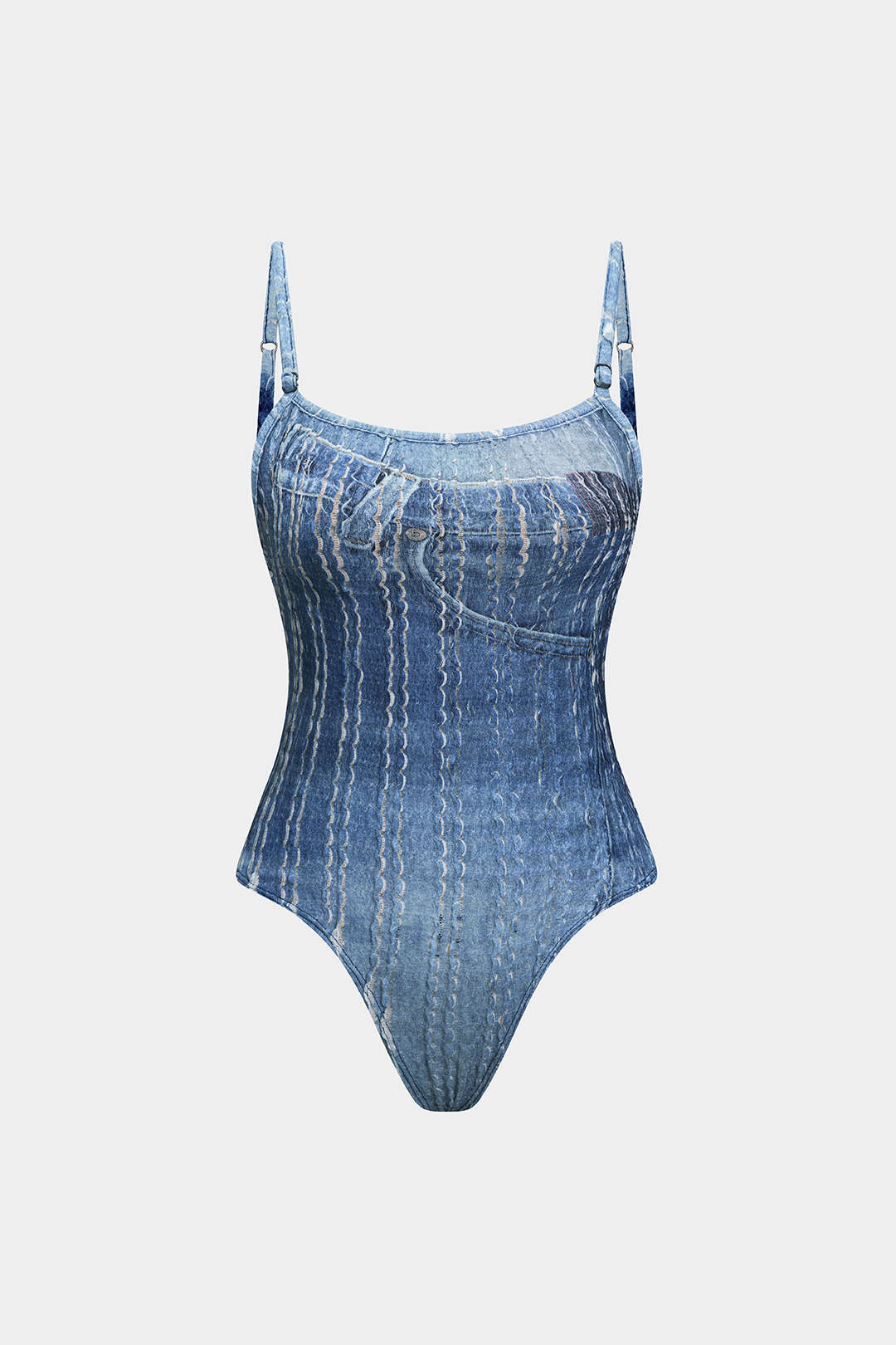 Frida - Mouwloze body met spaghettibandjes