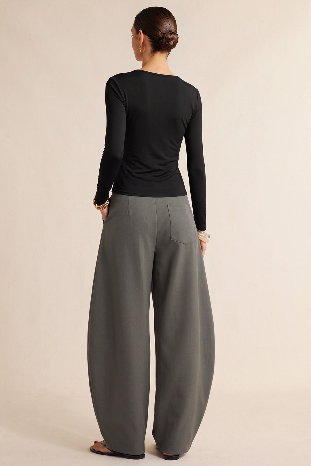Geplooide broek