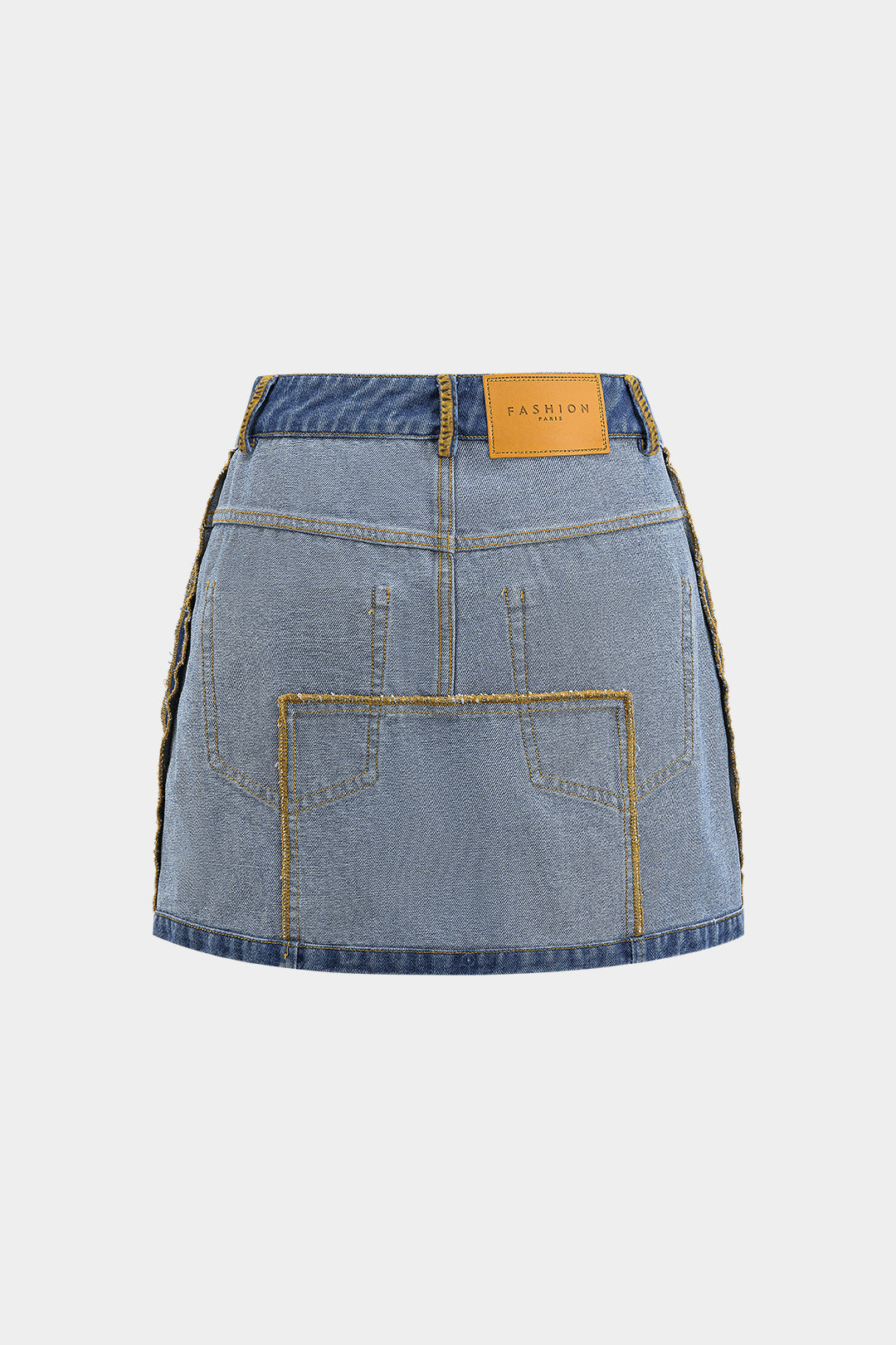 Anouk - Denim minirok met zakken