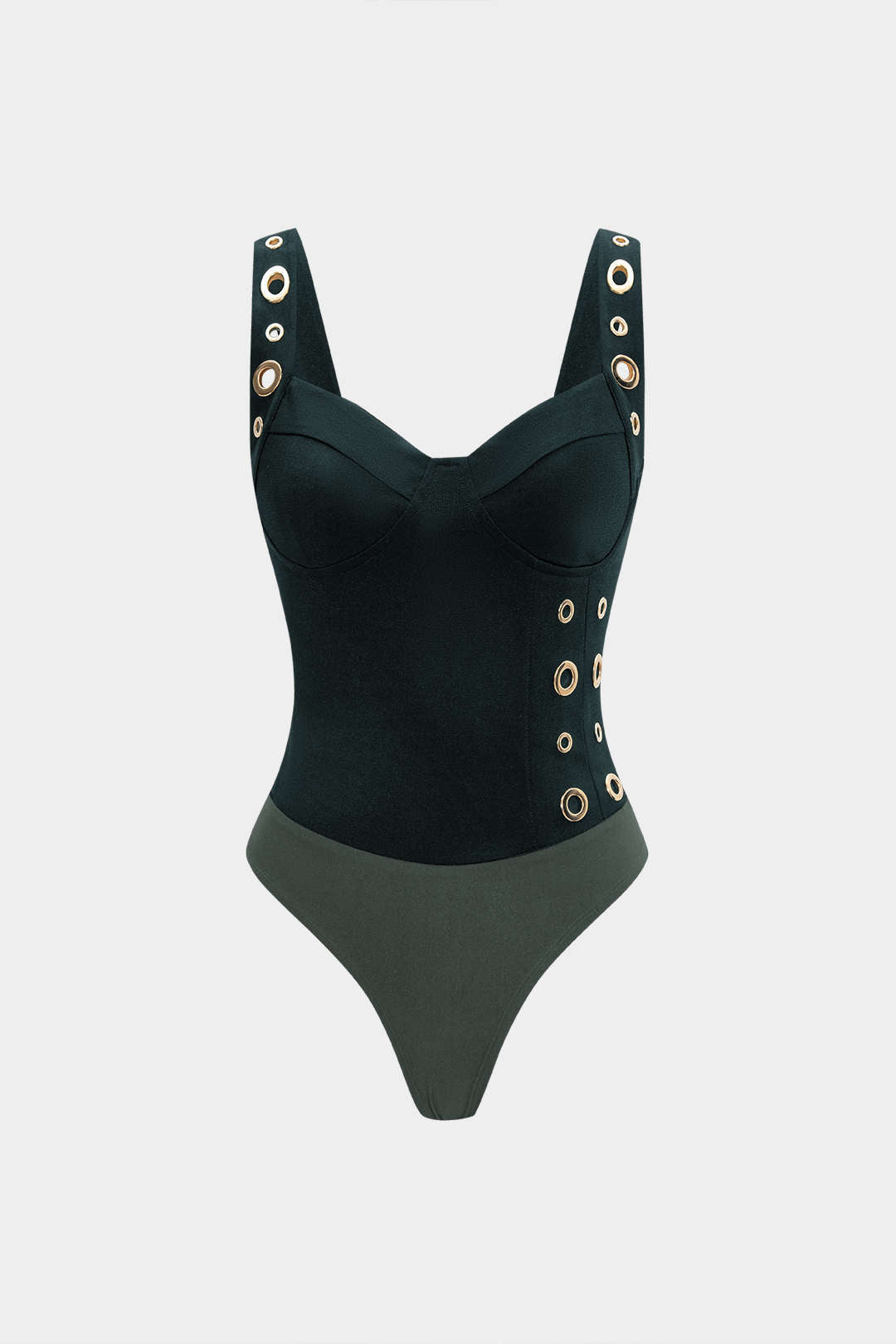 Metallic mouwloze body
