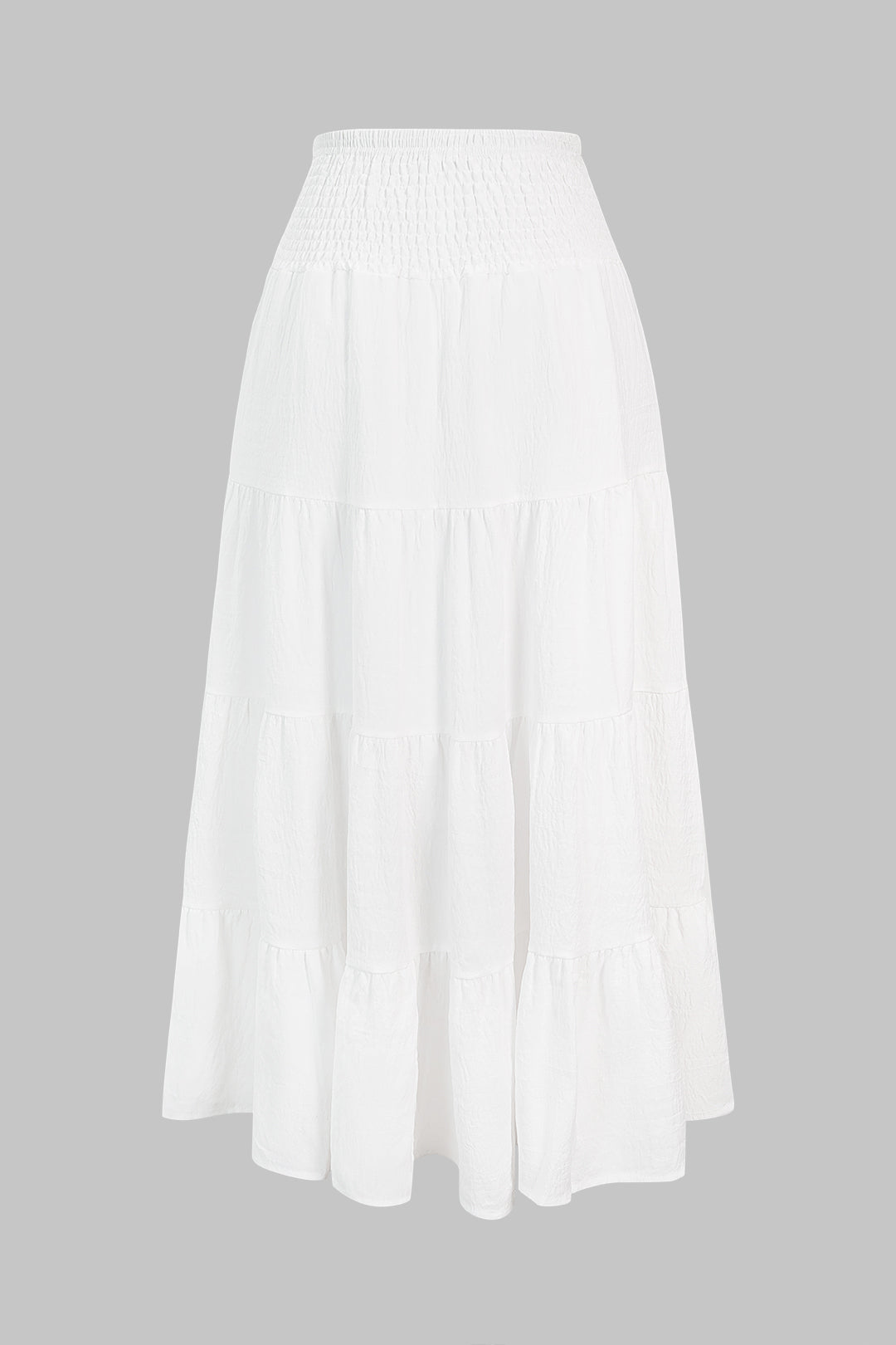Nora - Rok met ruches en hoge taille