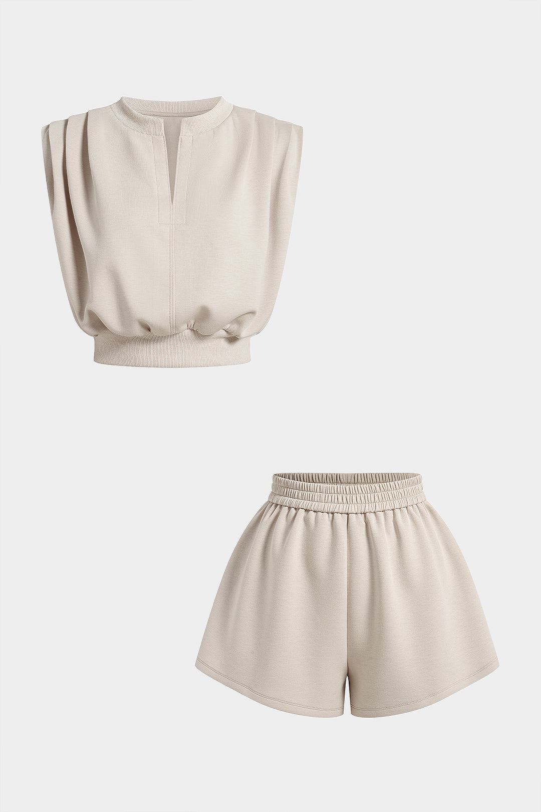 Frida - Effen set met tanktop en short