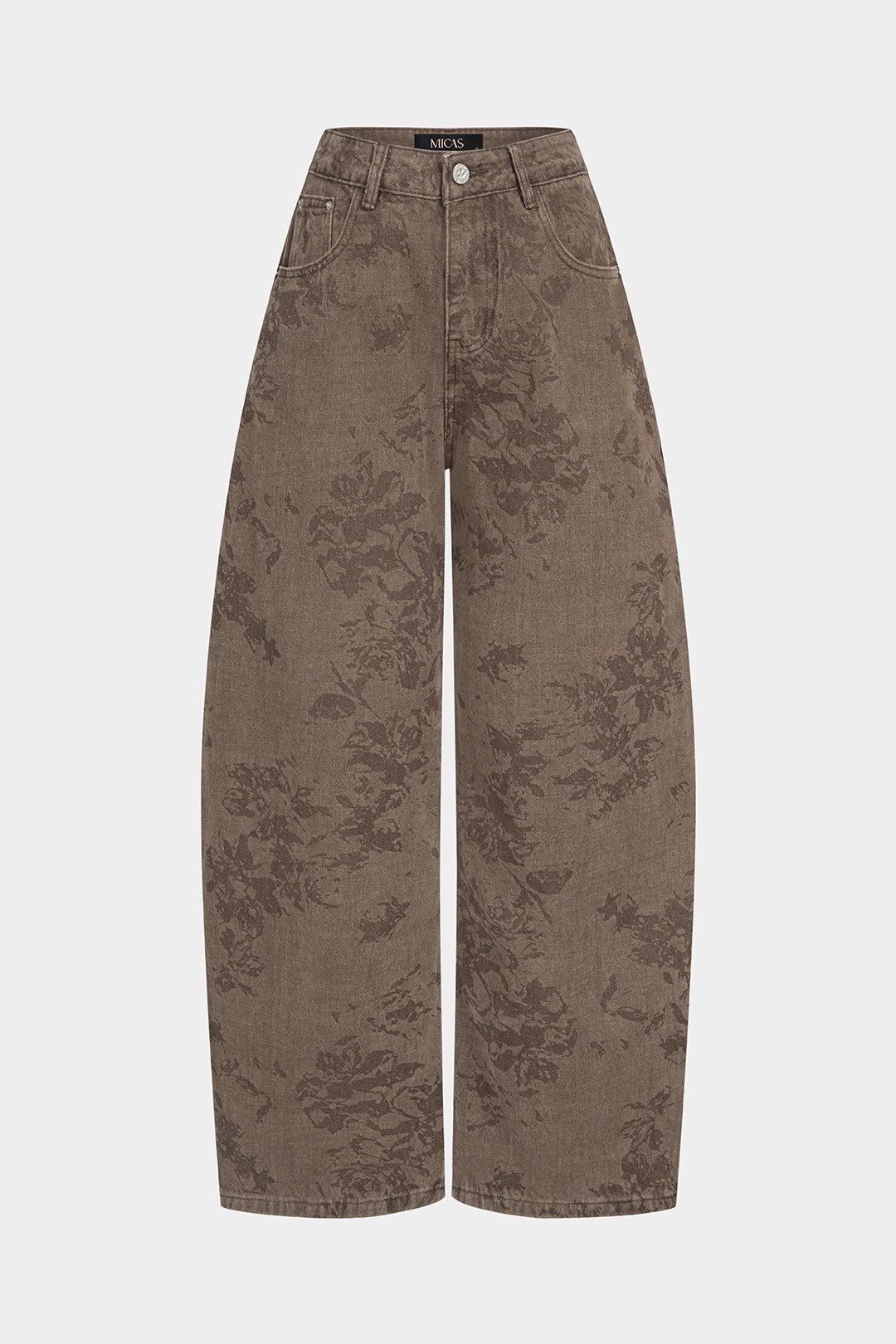 Bloemenprint jeans met zakken