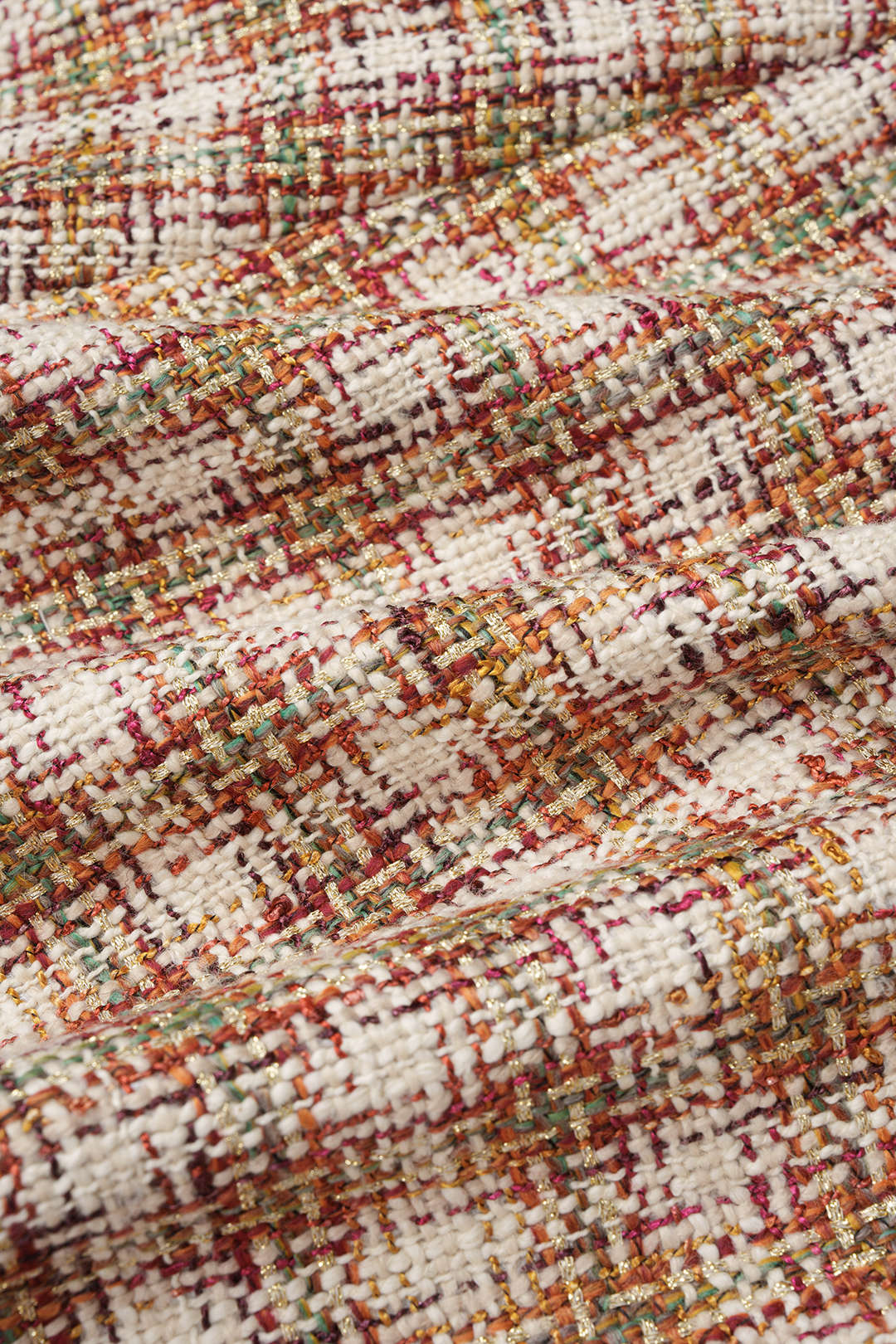 Tweed short met knoopjes